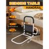 Adjustable Bedside Safety Grab Bar With Storage Pocket, Anti-Fall Support Handle For Seniors, Disabled & Pregnant Women, Fits Most Beds