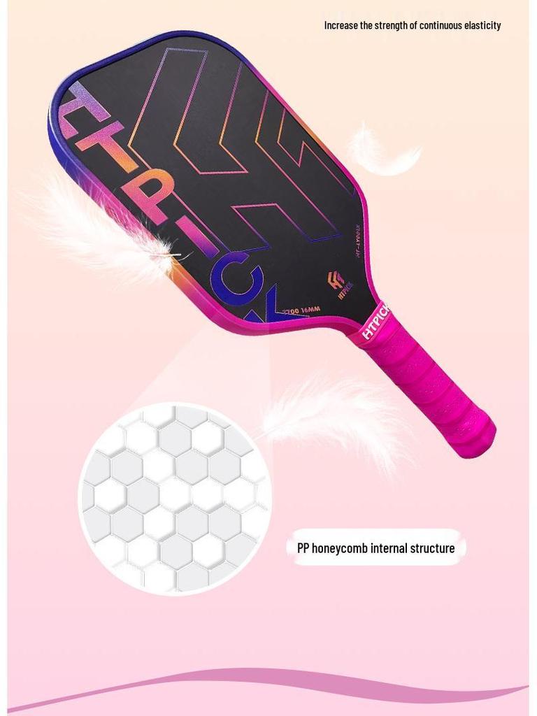 Carbon Fiber Professional Pickleball Racket T700 with Frosted Finish