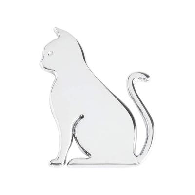 Autocolant Auto Catland Emblema în Formă de Pisică Pisică Pisică Pisică Placă Cool Elegantă Autocolant Mașină