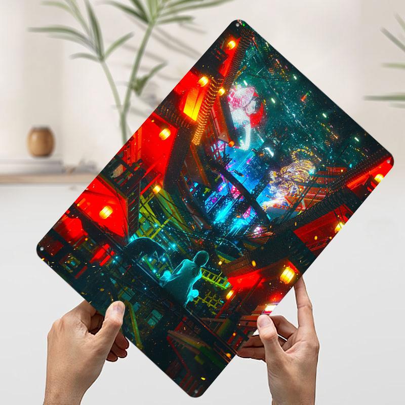

Tokyo Night Pop Art Printed Poster Customized Wall Art Retro Vintage Metal Tin Signs for Room Bar Accessories Office Decor House 20x30cm（7.8x11.8inch）