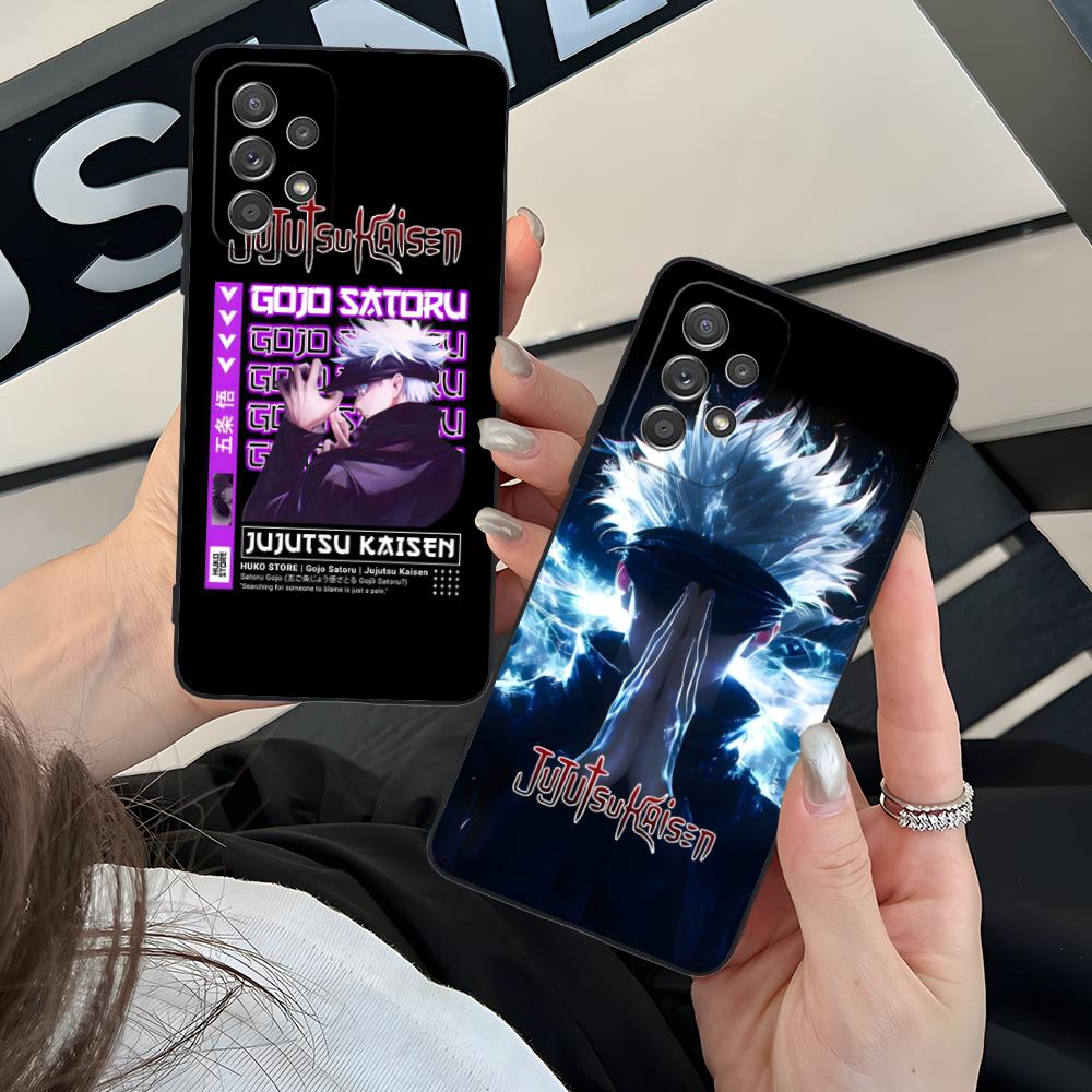 Jujutsu Kaisen Satoru Gojo Phone Case for Samsung Galaxy A56 55 54 53 52 51 36 35 34 23 16 15 5G Colorful Cover Cover Pretty