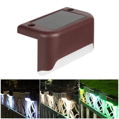 4/8 Stück Solar-Gartenleuchten im Freien, Treppenwandleuchten, Stufenleuchten, Stufenleuchten, LED-Führungsleuchten, wasserdichte Beleuchtung, Gartenleuchten
