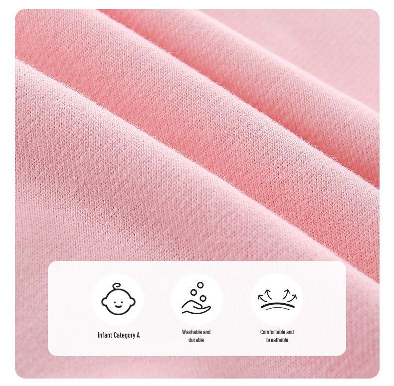 Toddler Girl Cotton Two-Piece: Fashionable Long Sleeve Sweatshirt Set for Spring & Autumn 2025