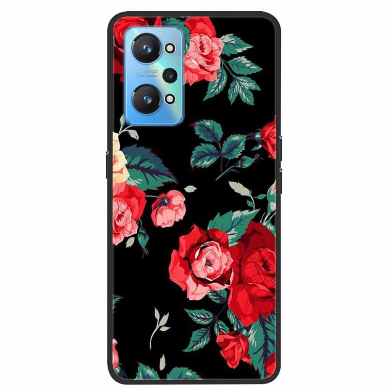 For Realme GT Neo 2 Case Silicone TPU Soft Cover Aesthetic Phone Case for Realme GT Neo2 Funda Realmi RMX3370 Shockproof Shell