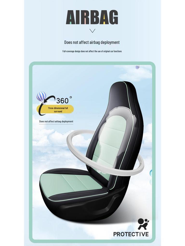Leapmotor T03 Car Seat Cover: Full Surround, All-Season, Leather Cushion