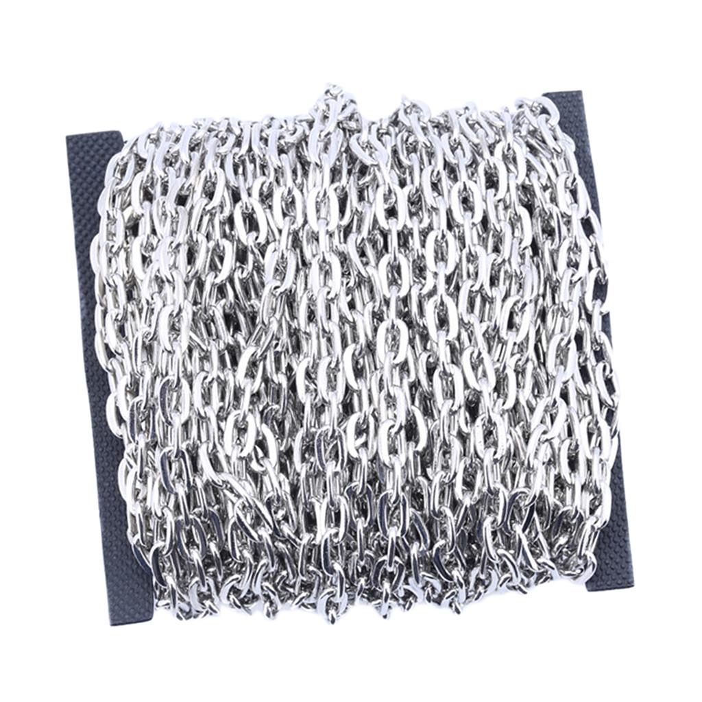 1 rolă de lanțuri de cruce de fier pentru lanțuri de cabluri pentru confecții de bijuterii DIY aurii