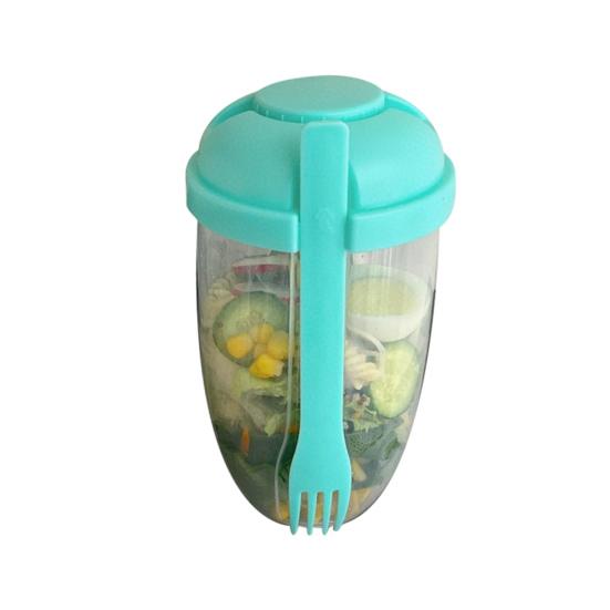 1000ml Salad Cup with k Large Capacity Portable Low-fat Diet Meal Fruit And Vegetable Snack Cup Outdoor