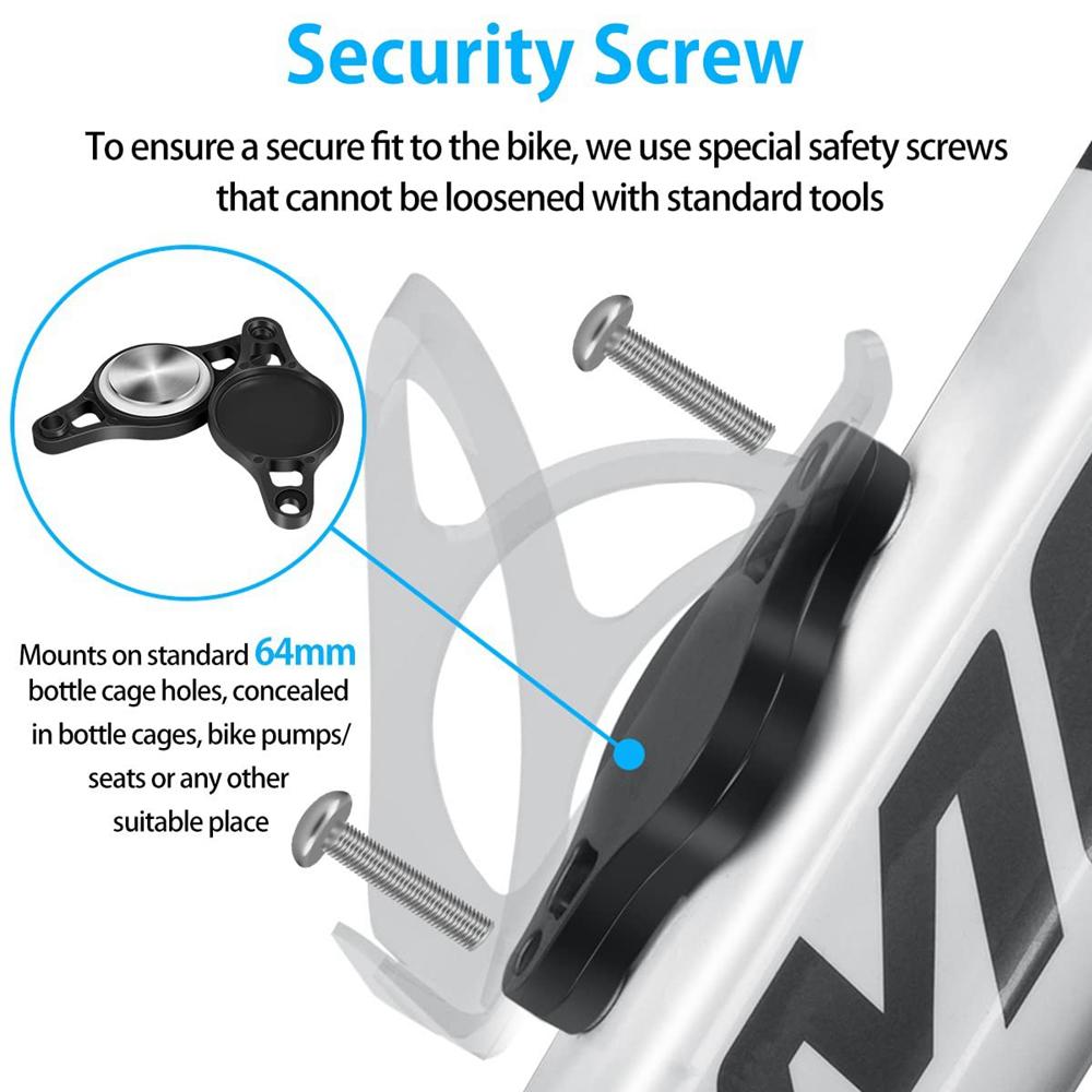 Bicycle Anti-Theft Tracking Protective Cover Bike Locator Case Holder Compatible with AirTag Anti-Loss Tracker Protective Sleeve