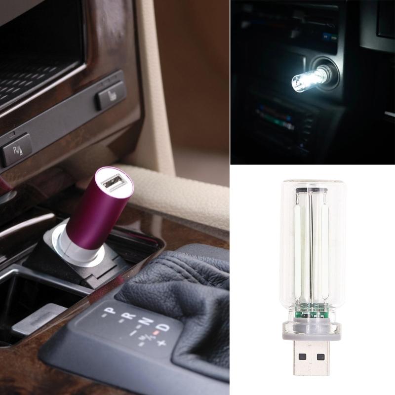 Mini LED Bulb Lamp for Car Bedroom USB Car Night Light Atmosphere Light LED Lighting Retro Inspired Auto Mood Lamps