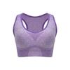 Plus Size Breathable Wireless Seamless Hollow Out Vest Style Sports Yoga Bra