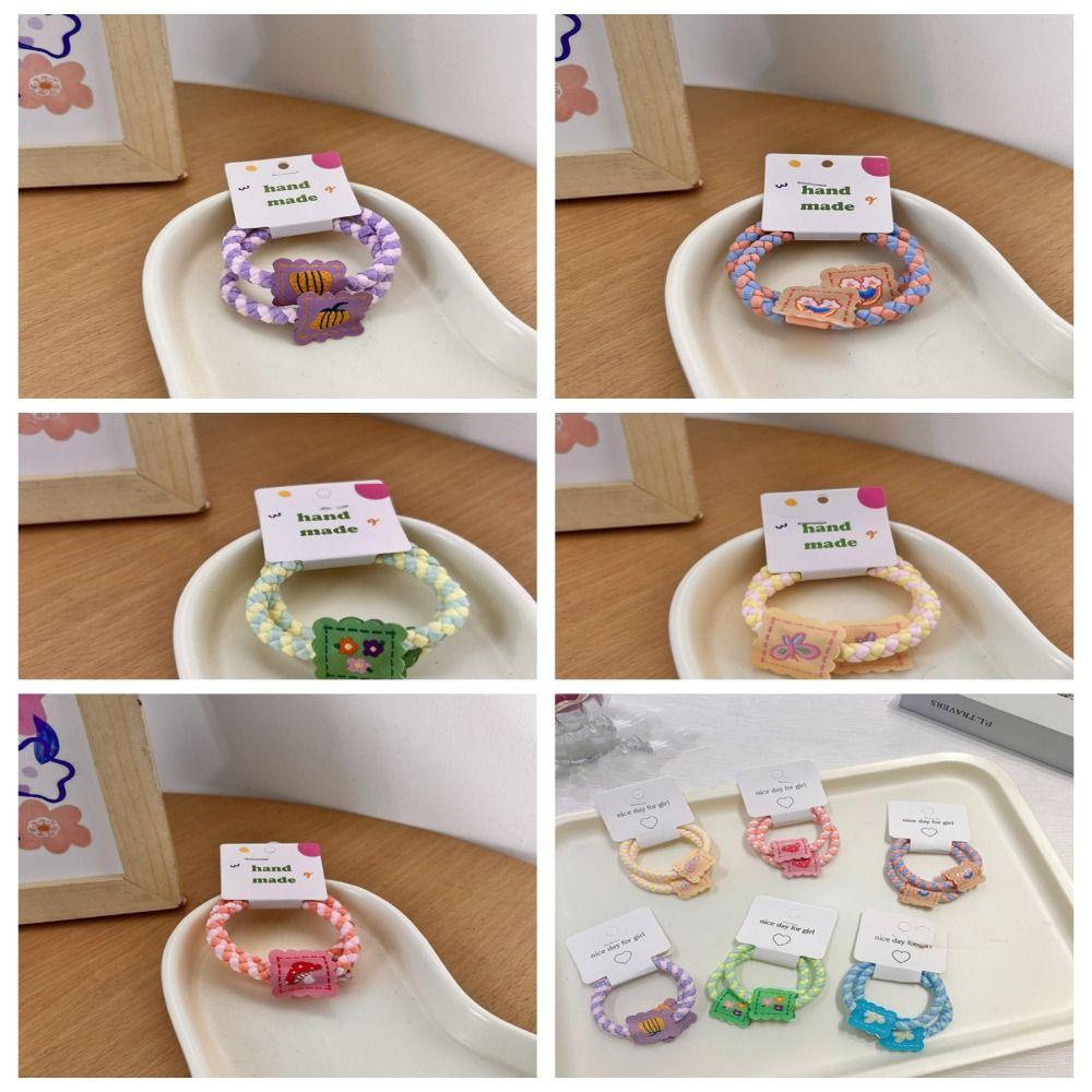 

Korean Style Sweet Hair Rope Headdress Cute Hair Tie Cute Candy Color Hair Tie Horsetail