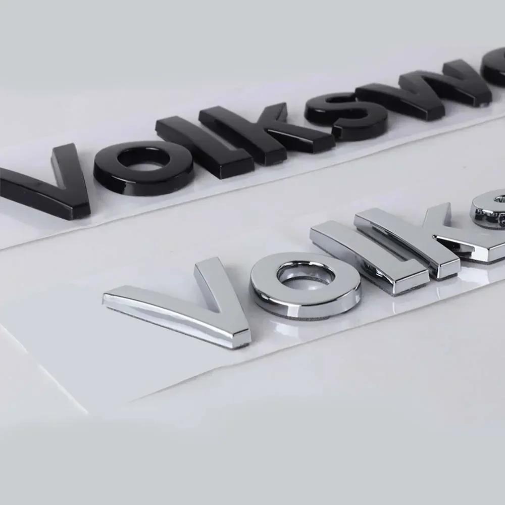 2026 Hot For Volkswagen VW ABS Car Trunk Volkswagen Logo Decorative Sticker For VW Golf MK5 MK6 MK7 Passat Polo CC Auto Styling
