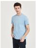 120-count Double-sided Liquid Ammonia Mercerized Cotton Short-sleeve Crew Neck Premium Pure Cotton Long-staple Cotton T-shirt for Men