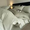 Premium 4-Piece All-Cotton Jacquard Bedding Set – Year-Round Luxurious Retro Duvet Cover with Skin-Friendly Fabric.