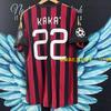 0607 AC Milán Milánský dres Kaka 95-20 Ronaldinho a retro fotbalový dres
