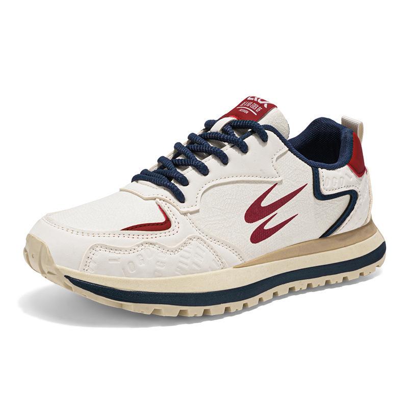 The New Spring Pattern Machine Is Spliced with Fashionable and Versatile Athleisure Men's Shoes, with a Thick-sole, Heightened, Non-slip and Wear-res