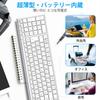 iClever Bluetooth Wireless Keyboard, Pantograph, Japanese JIS Layout, Supports 3 Simultaneous Device Connections, Full-Size with Numeric Keypad,