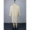Women's 2026 Summer New Fashionable Turn-down Collar Buttoned Loose Striped Long Sleeve Mid-length Shirt