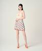 Aiseugadeuneiogongpal Frosty Holly Berries Pleated Skirt