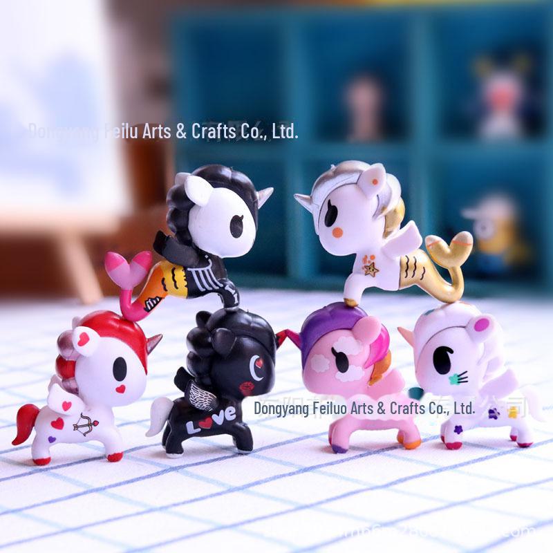 My Little Pony Mermaid Unicorn Figurines: Fantasy Blind Box Accessories