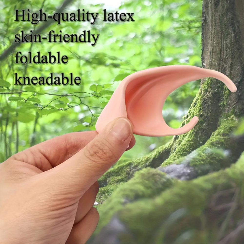 1 Pair Elf Ears Cosplay Angel Elf Ears Vampire Ears DIY Halloween Christmas Themed Party Costume Accessories