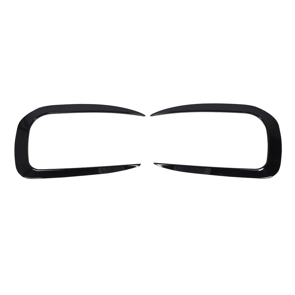 Front Bumper Fog Light Spoiler Gloss Black Sporty Style Car Front Bumper Splitter Air Vent Trim for 1 Series F20 F21 M