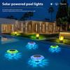 LED Solar Floating Pool Light RGB Waterproof Outdoor Above Ground Pool Lamp For Swimming Pools Party Hot Tub Decor Accessory