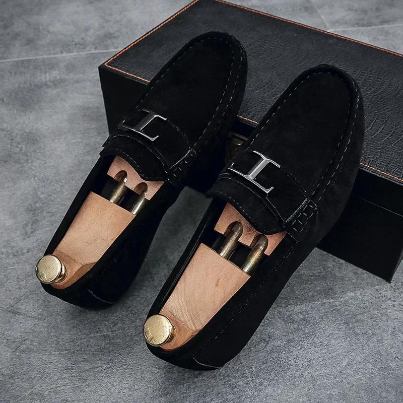 

2024 Мужская обувь Новая мужская повседневная обувь Allmatch Loafer Shoes Мужская модная деловая обувь Модная мягкая подошва Социальная обувь 39