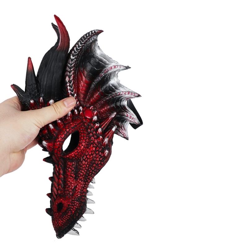 Halloween Animal Mask Animal Dragon Mask Masquerade Party Mask for Birthday Festival Holiday Carnivals Cosplay