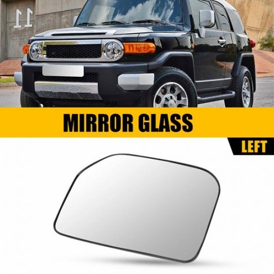 Non-Heated Driver Mirror Side Glass Fits 2007-2014 Toyota FJ Cruiser Left Right Driver Side Mirror Glass