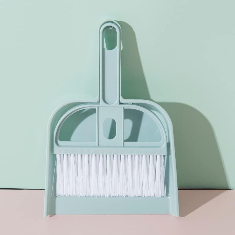 Plus Nao Mini Broom Dustpan 2 Piece Set Hanging Broom Dustpan Care Indoor Cleaning Goods Cleaning Compact Multifunctional Pet Desk - Pink
