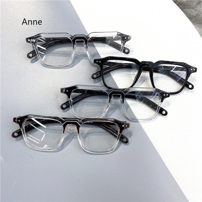 Korean Retro Glasses Frame Women Lovely Ins No Makeup Plain Glasses Men Eyewear Cute Decorative Computer Myopia Glasses