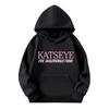 Girls' Fashion Long-Sleeve Hooded Sweatshirt with Print and Pockets