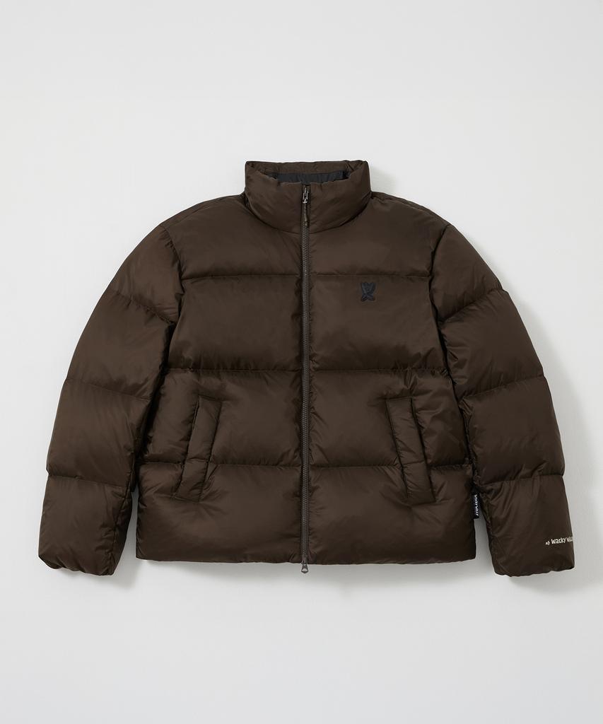 Wacky Willy Ducky Down Short Puffer Brown