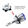 10Pcs H7 LED Car Headlight Bulb Adapter Base Holder Auto Headlamp Socket Retainer For Opel Honda CRV Mazda 3/5/6/M3/M5/M6
