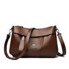 High Quality Pu Leather Shoulder Crossbody Bags for Women Mother 2025 Luxury Handbags Women Messenger Hand Bag Two Layers Tote