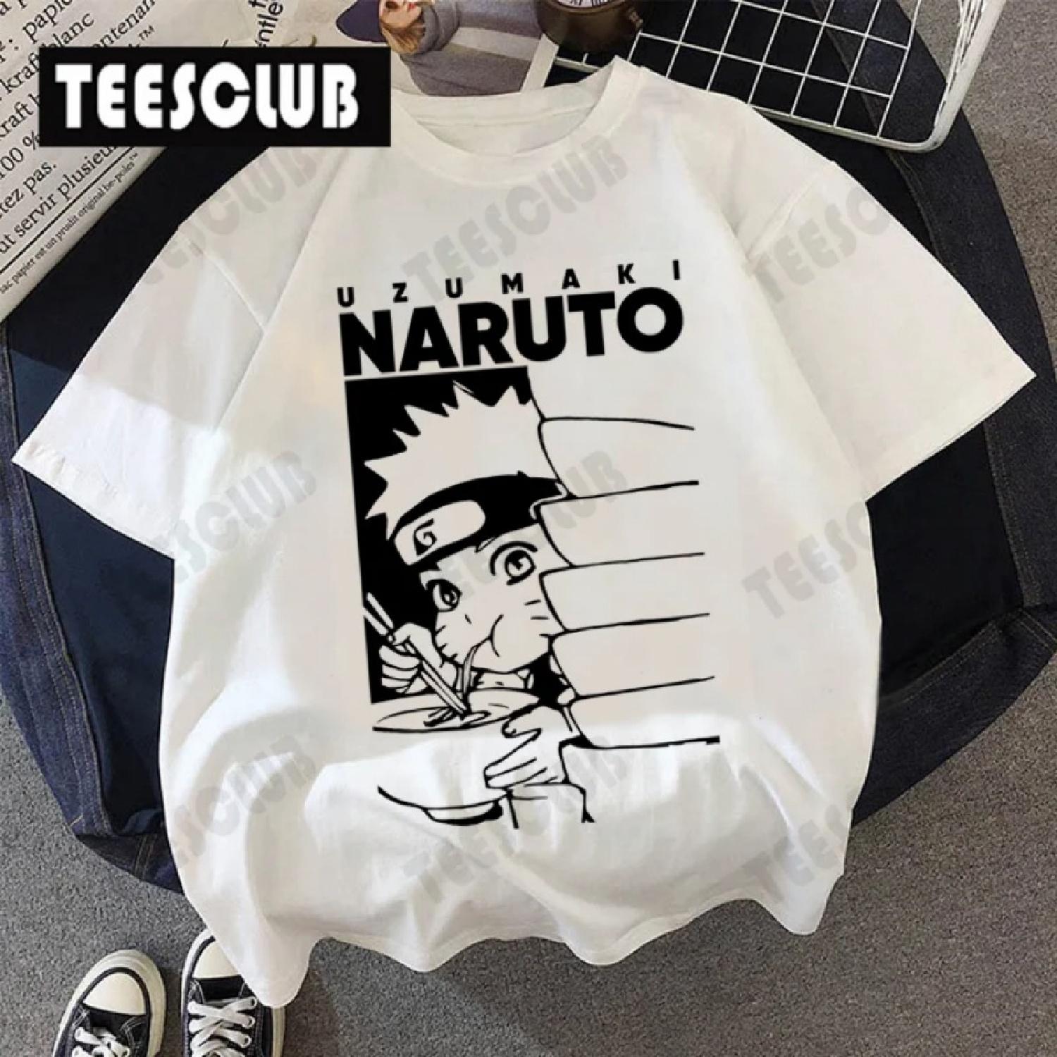 Japanese Sasuke Anime TShirt Personality Japanese Anime Hokage Peripheral Short Sleeve T-Shirt Men s and Women s Casual Top XXXXXL белый