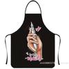 Sleeveless Waterproof Apron 3D Printed Stain-Resistant Waterproof Apron Workwear Personalized Holiday Apron