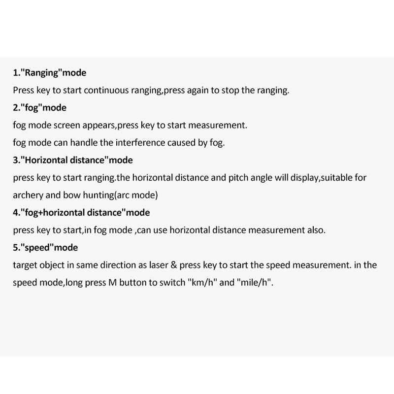 FIRE WOLF Mini Laser Infrared Scope Rangefinder For Hunting Shooting Distance Angular Velocity Meter Tactical Scope Installed