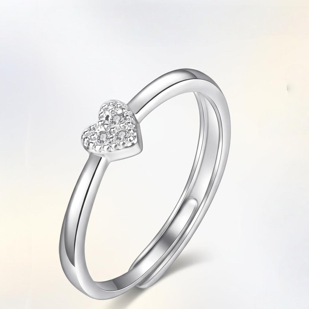 New Copper Ring Classics Heart For Women Wedding Engagement Jewelry Accessories Fashion High Quality Gifts Ring