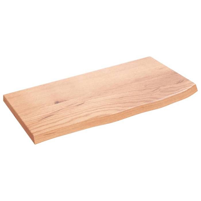 VidaXL Light Brown Bathroom Countertop 60x30x2 Cm Treated Wood 3156101