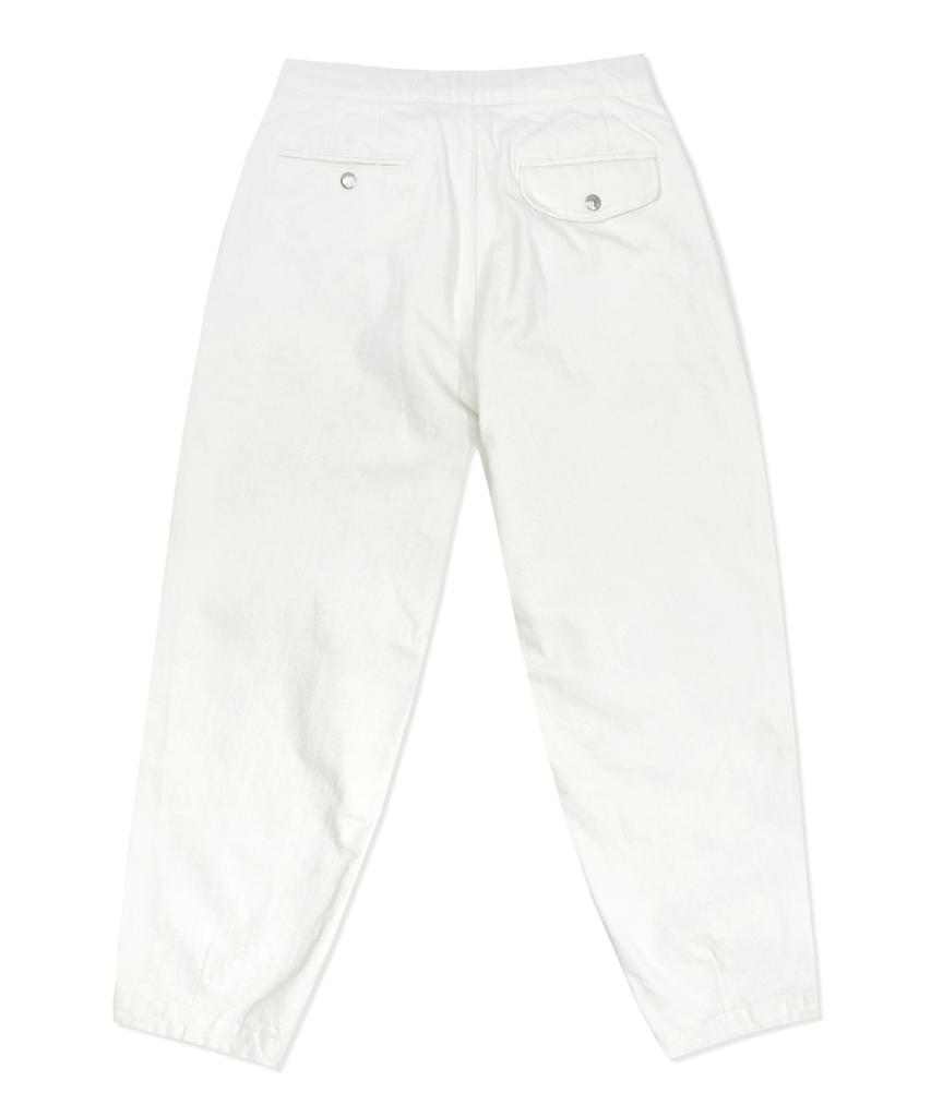 MIDNIGHT12AM Wide Tapered Denim Pants - Off-White