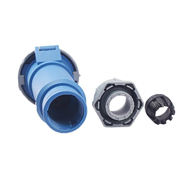 IP67 Waterproof 32A Single-Phase 220V Industrial Plug Coupling Socket - JH2232