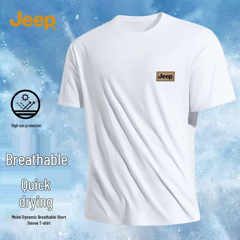 JEEP Men s Summer Quick-Dry Short Sleeve T-Shirt 2XL