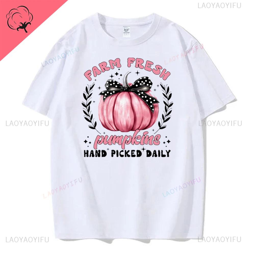 Women Ghost Pumpkin Bat Print Round Neck Pullovers Funny Halloween Costume Cotton Shirt Graphic T Shirts Y2k Top Harajuku Tops