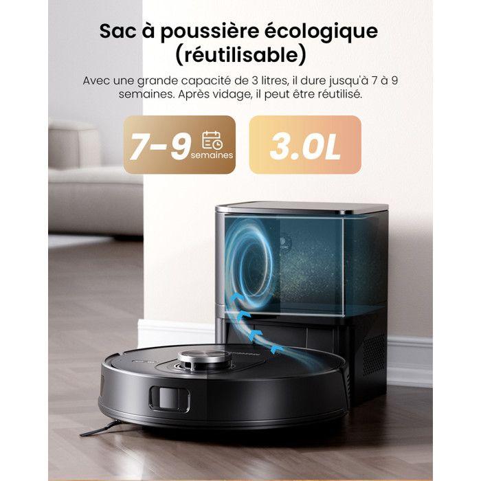 Proscenic Q8 MAX+ Robot Vacuum Cleaner: Smart Control, Battery Life Up To 200 Minutes, Quiet Operation