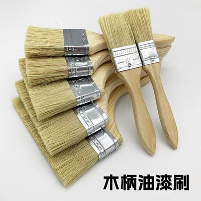 Perie de praf și grătar din păr natural de porc - Instrument industrial moale, maro, impermeabil pentru uz casnic