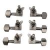 Small     Enclosed Locking Tuners 3L 3R Metal String Tuning Pegs Guitar Accessories