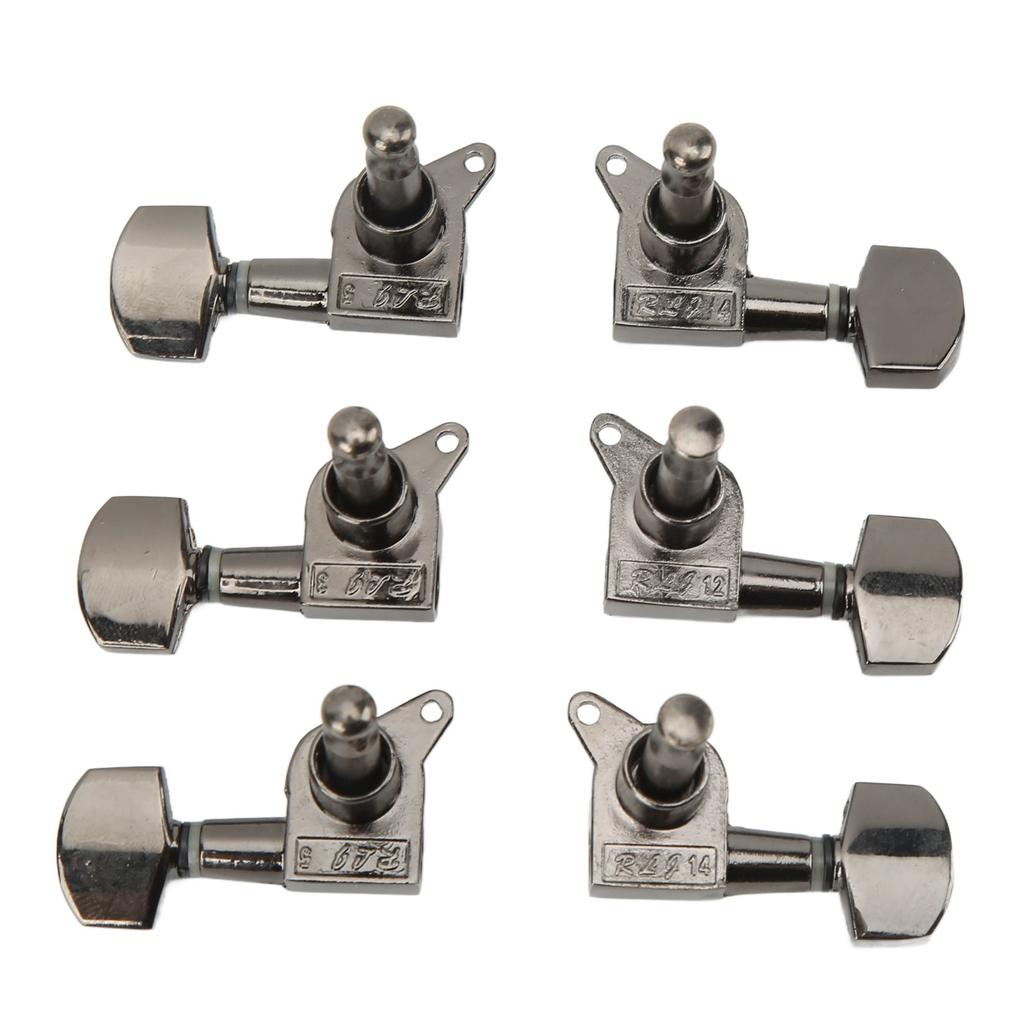 Small     Enclosed Locking Tuners 3L 3R Metal String Tuning Pegs Guitar Accessories