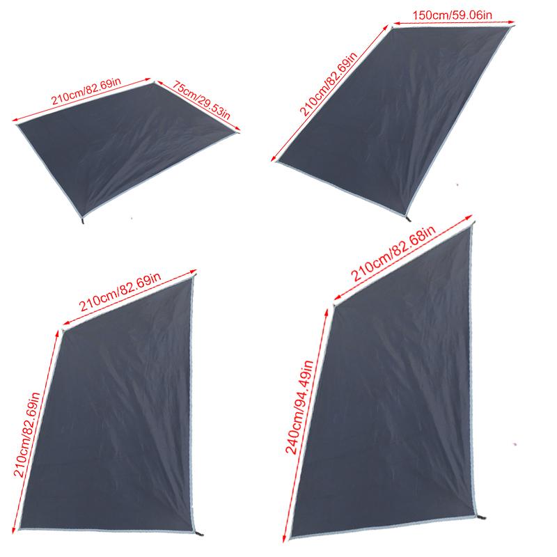 Tent Footprint Pocket Picnic Mat With Windproof Stakes Camping Portable Folding Waterproof Tent Ground Sheet Travel Beach Mat